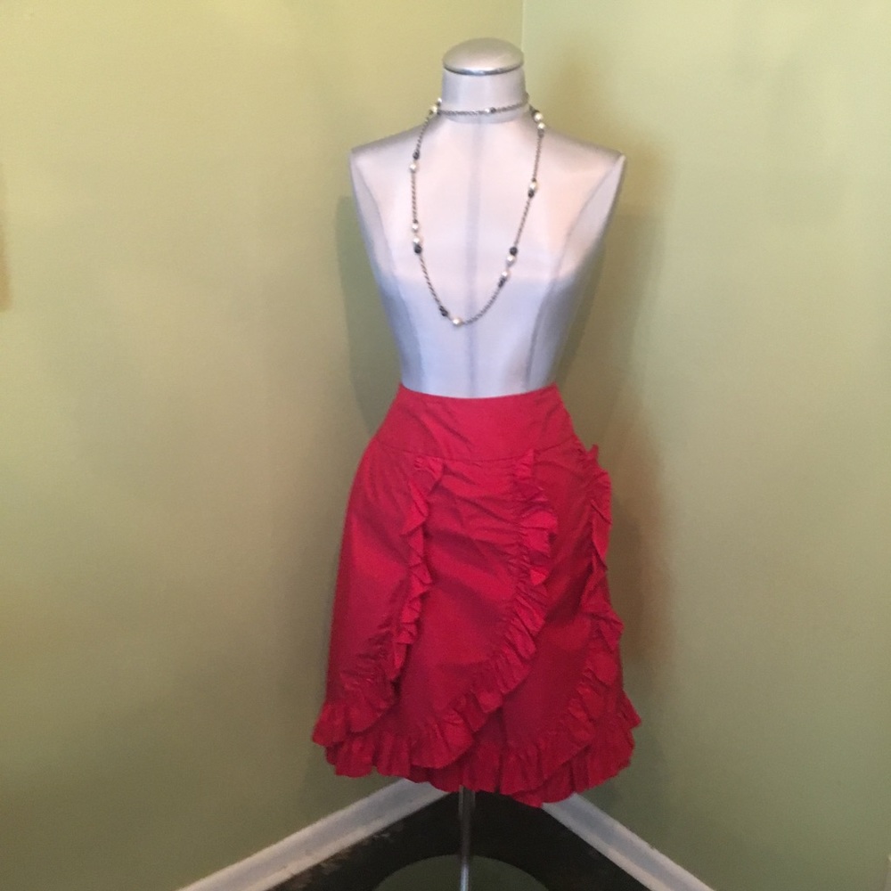 Chetta B Silk Party Skirt